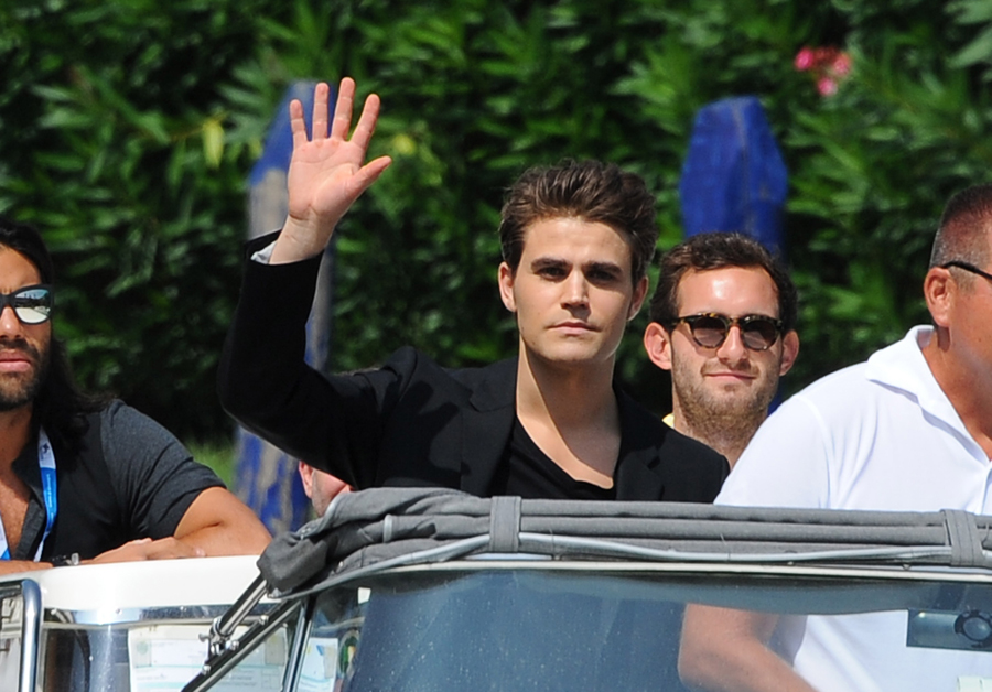 Paul Wesley arriving at the 71rst Venice Film Festival promoting his new movie 'Before I Disappear'