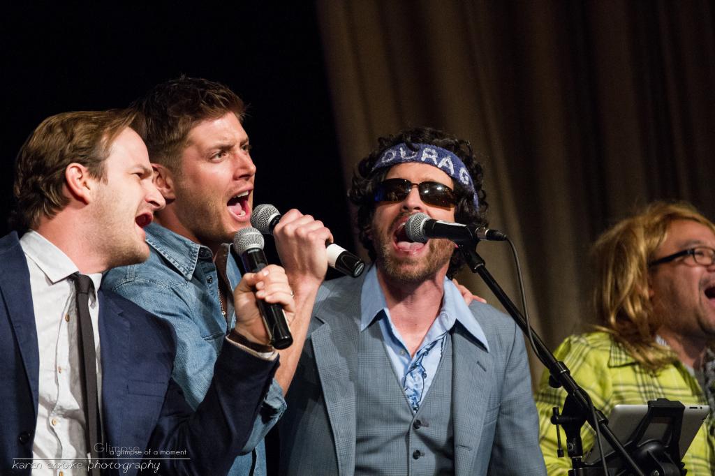 Salute to Supernatural Las Vegas 2013 J2 Stage and Lunch Panel Pictures