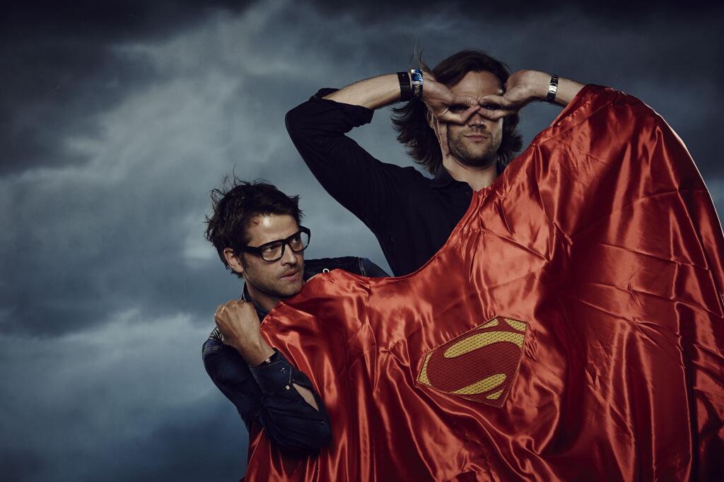 Misha Collins and Jared Padalecki are Superheroes