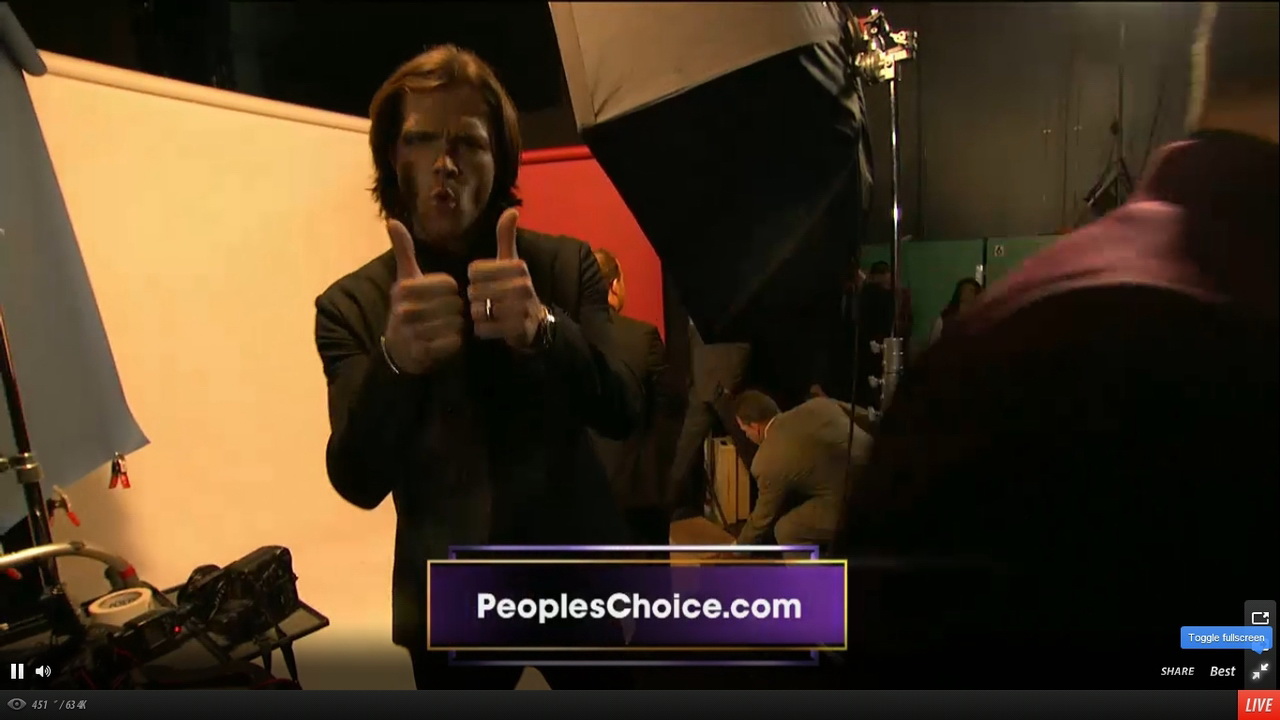 Supernatural at the PCAs 2013 - Videos, Tweets